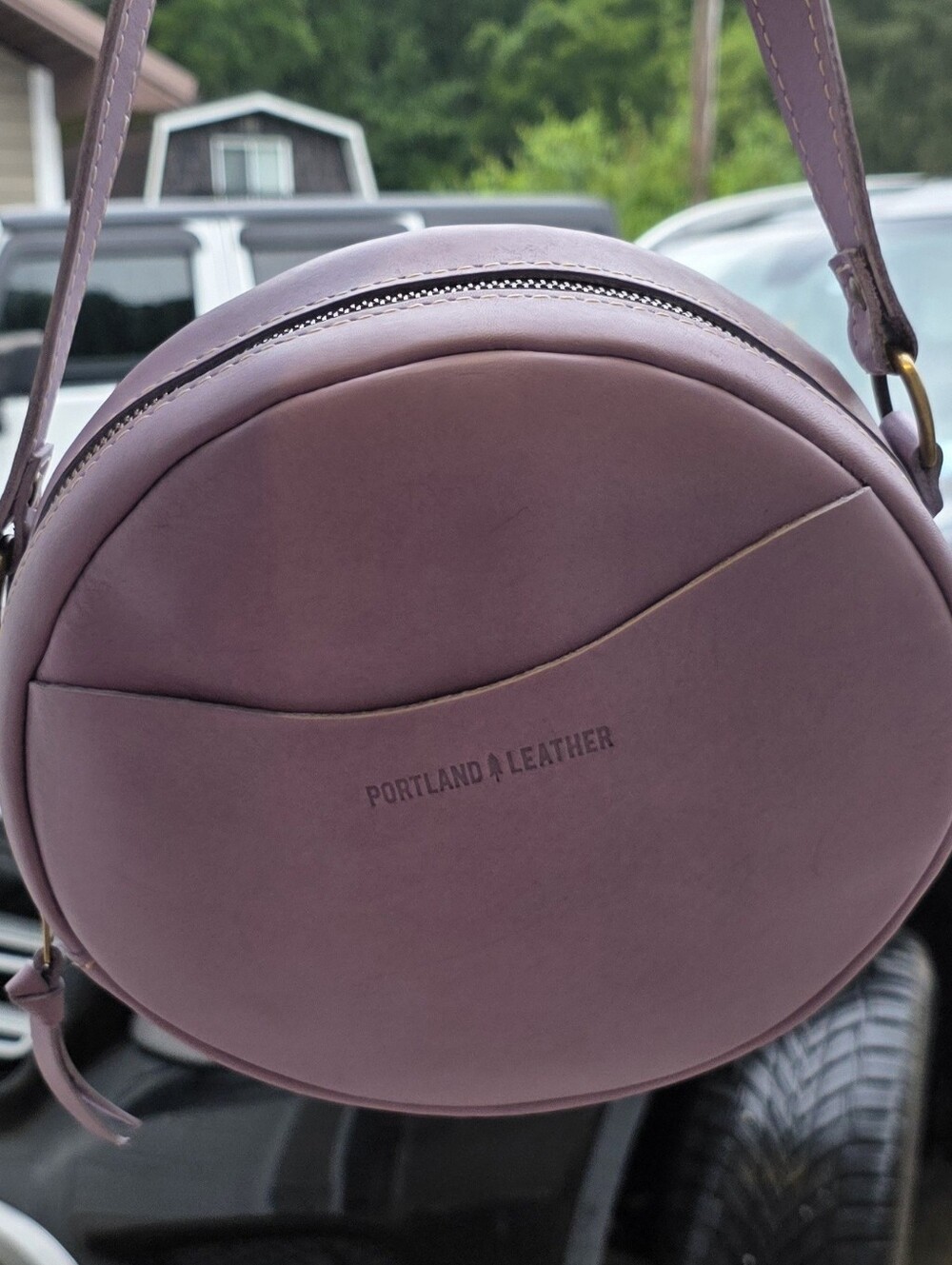 Portland Leather In Lavender